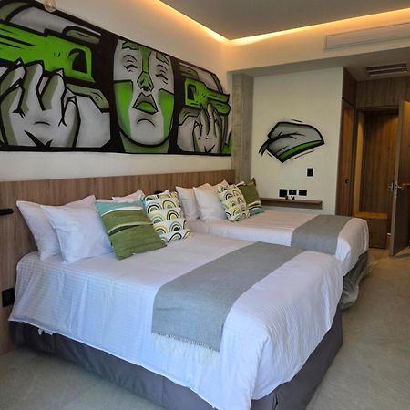 Street Art Hotel Roma Kota Meksiko Bagian luar foto