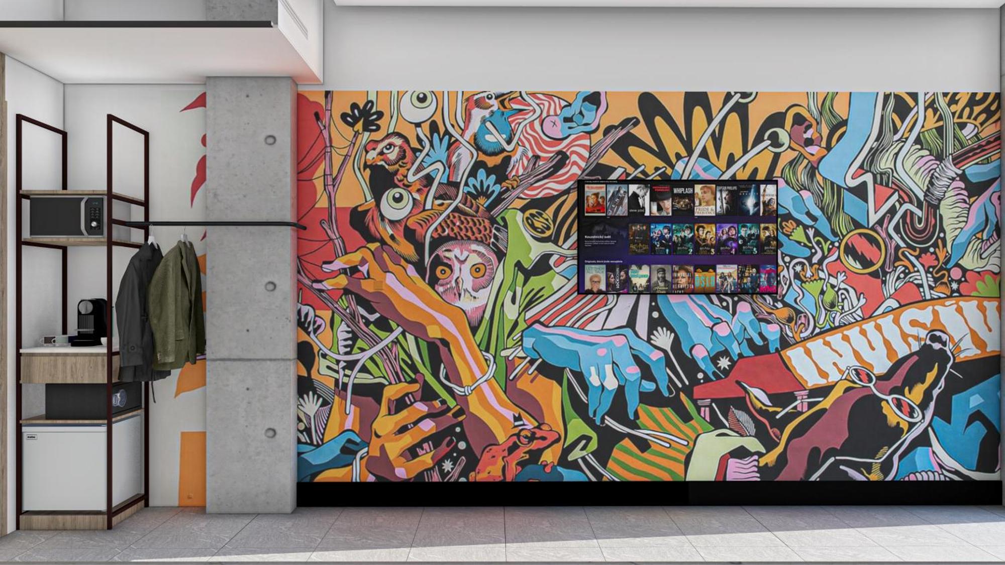 Street Art Hotel Roma Kota Meksiko Bagian luar foto