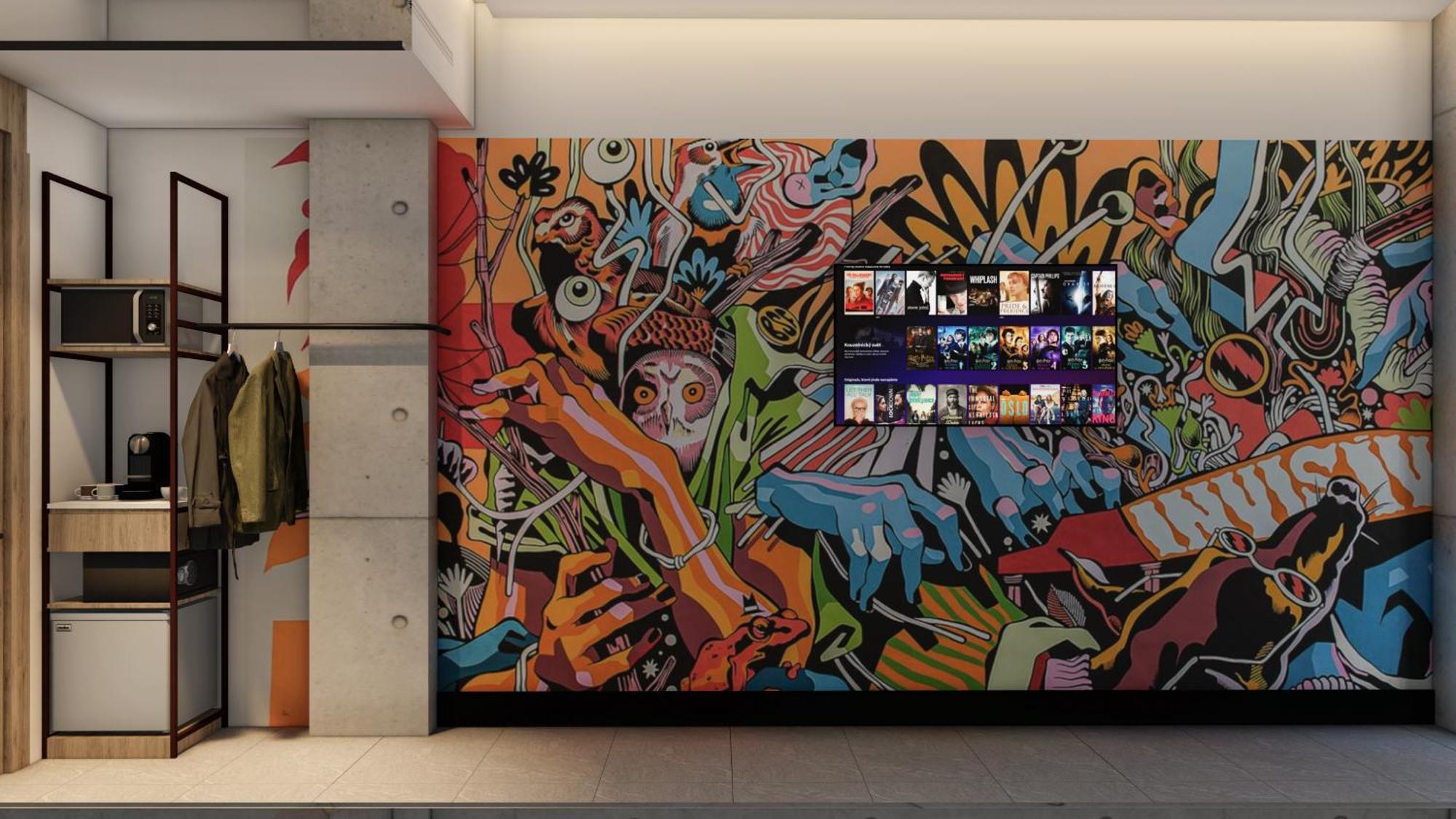 Street Art Hotel Roma Kota Meksiko Bagian luar foto