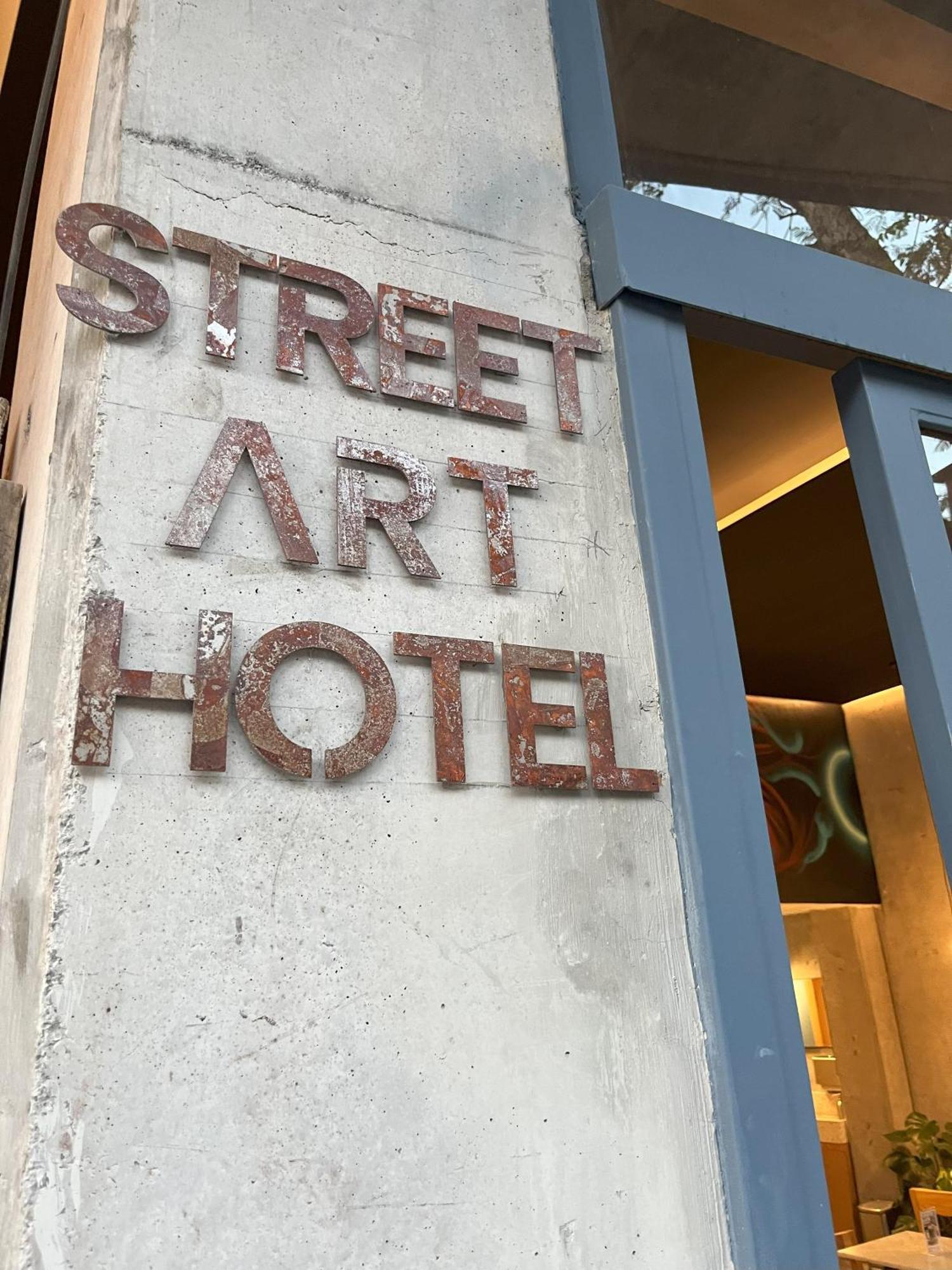 Street Art Hotel Roma Kota Meksiko Bagian luar foto
