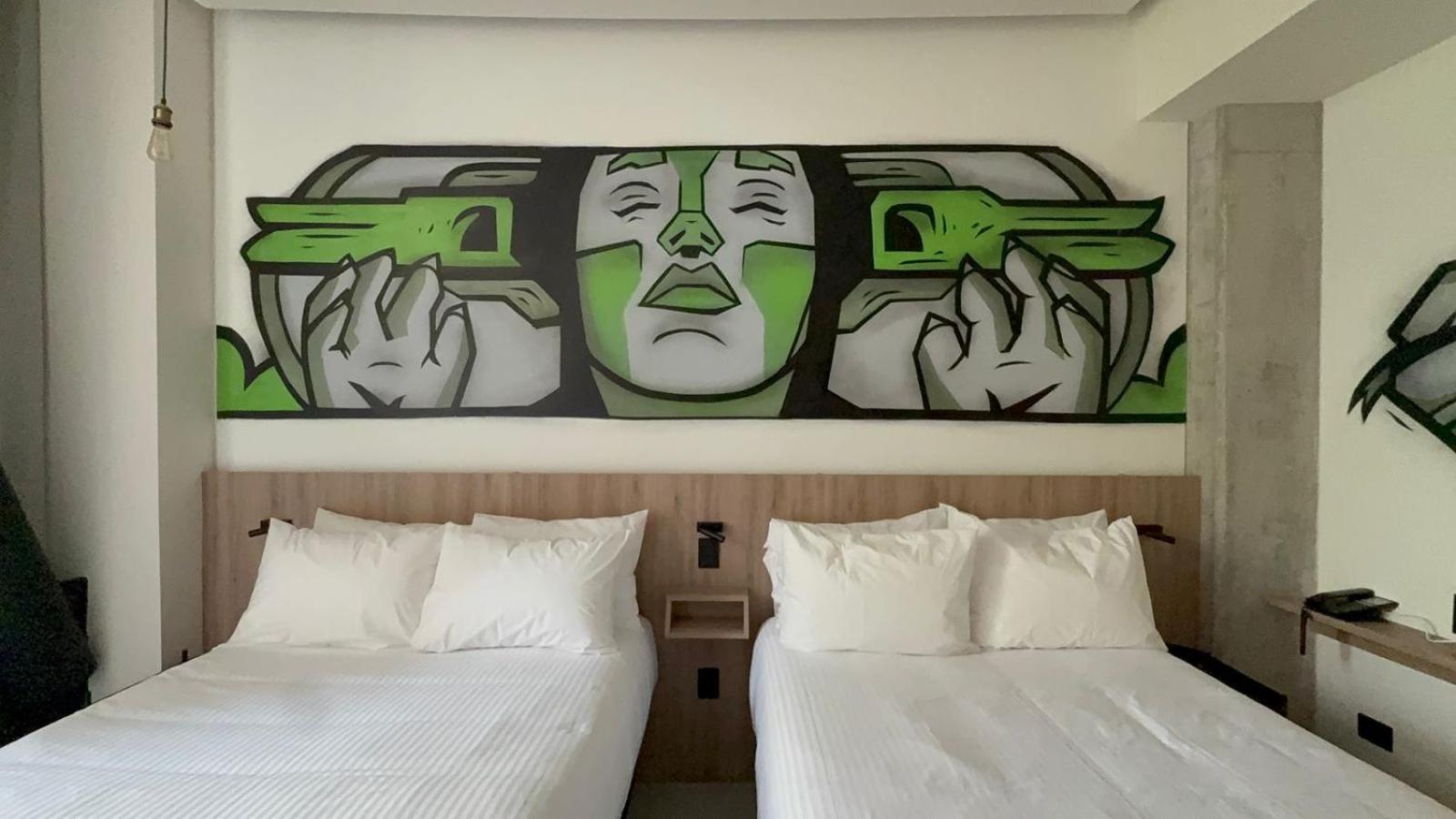 Street Art Hotel Roma Kota Meksiko Bagian luar foto