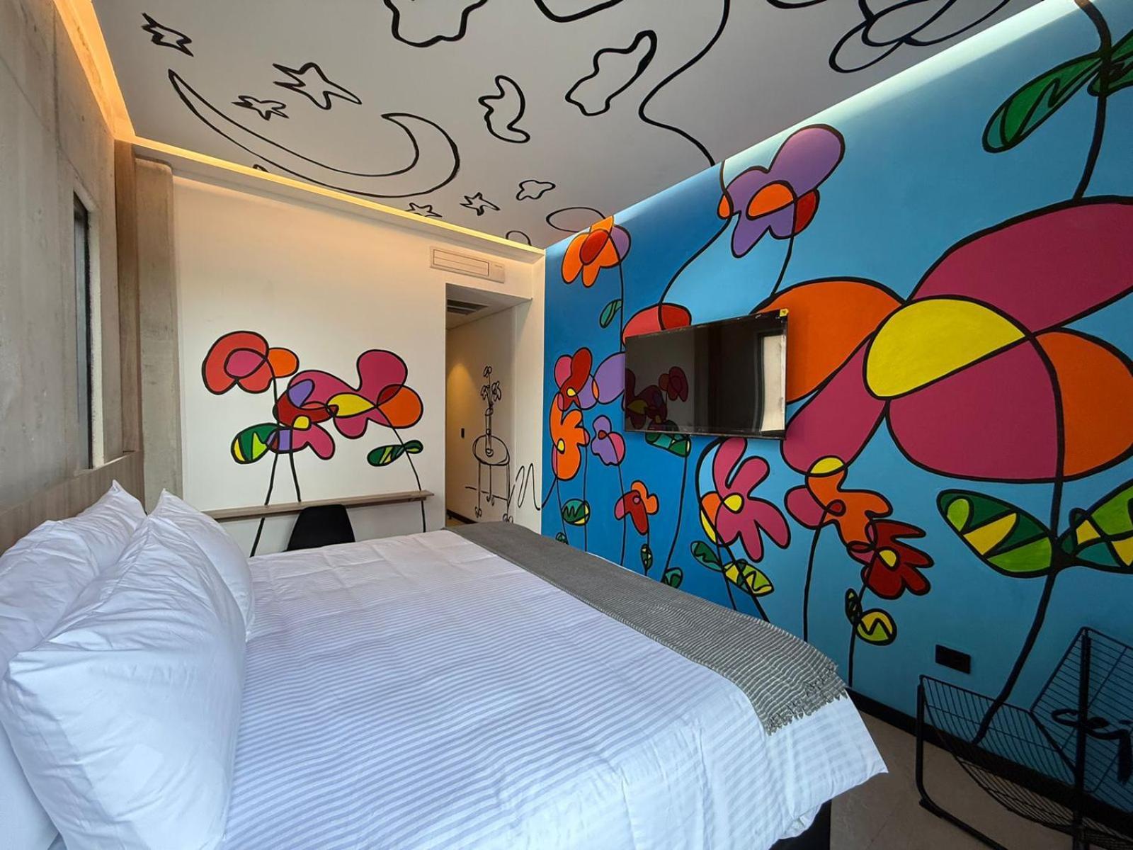Street Art Hotel Roma Kota Meksiko Bagian luar foto